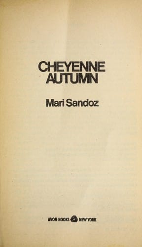 Cheyenne autumn