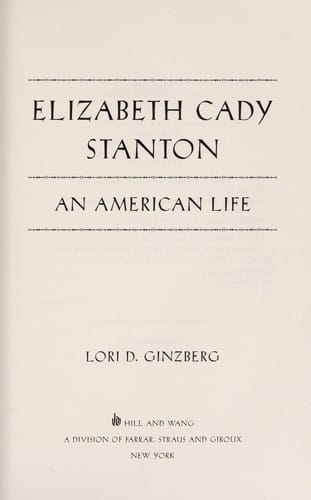 Elizabeth Cady Stanton