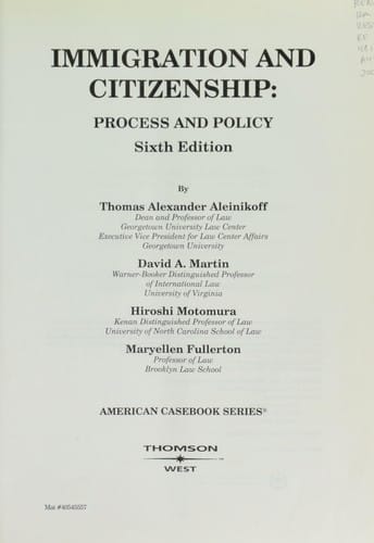 Immigration and citizenship