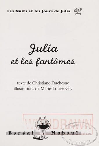 Julia et les fantomes