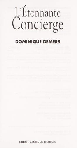 L'étonnante concierge