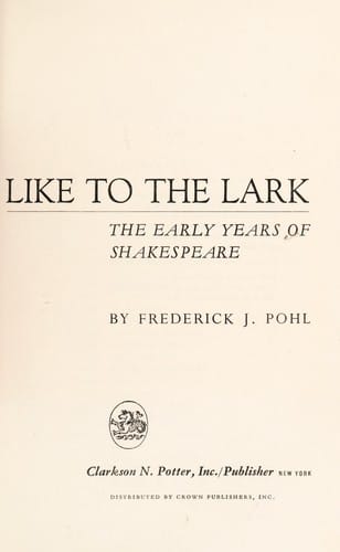Like to the lark