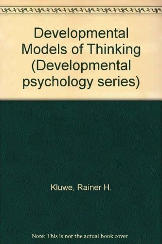 Developmental models of thinking