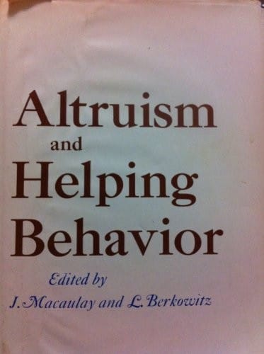Altruism and Helping Behavior