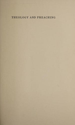 Theology and preaching