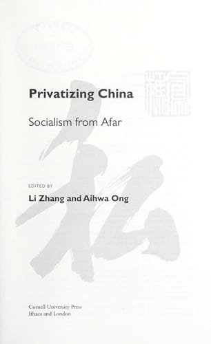 Privatizing China