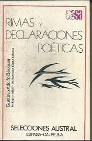 Rimas y declaraciones poéticas