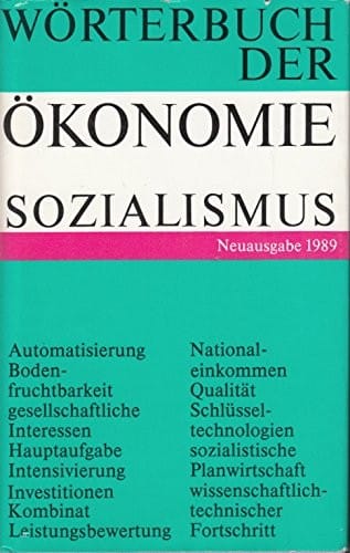 Wörterbuch der Ökonomie, Sozialismus (German Edition)