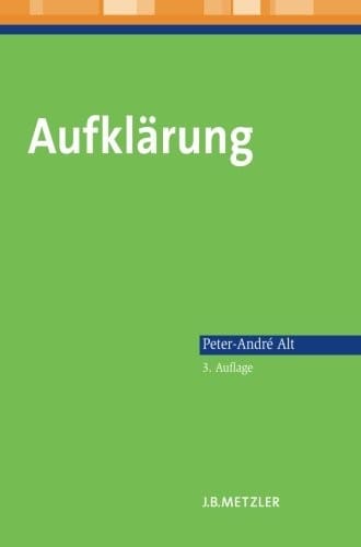 Aufklärung: Lehrbuch Germanistik (German Edition)