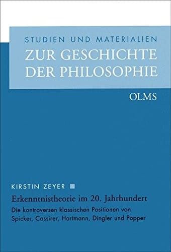 Studien und Materialien zur Geschichte der Philosophie, Bd. 68: Erkenntnistheorie im 20. Jahrhundert