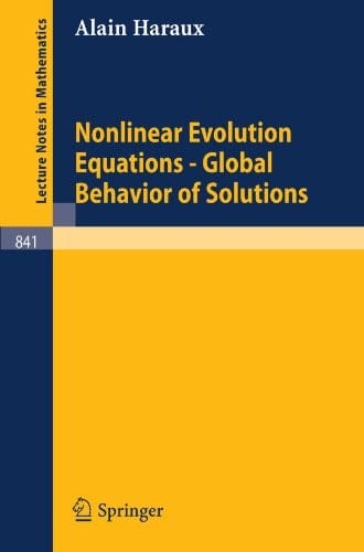Nonlinear evolution equations