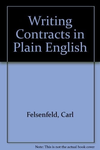 Writing Contracts in Plain English