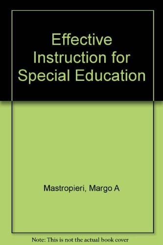Effective instruction for special education