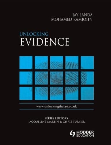 Unlocking Evidence (Unlocking the Law)