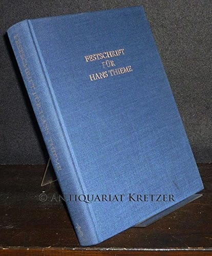Festschrift für Hans Thieme zu seinem 80. Geburtstag