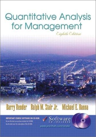Quantitative Analysis for Management and Student CD-ROM