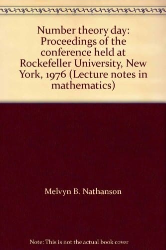 Number theory day