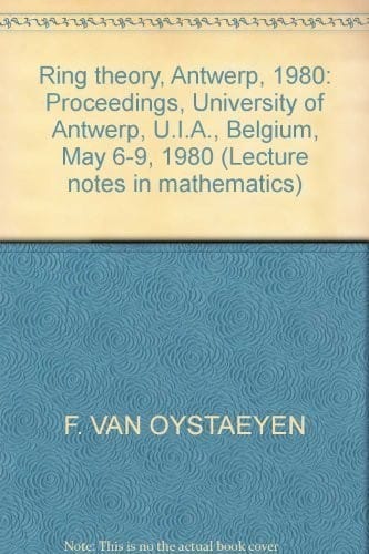 Ring theory, Antwerp, 1980
