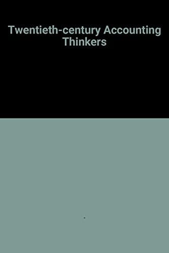 Twentieth-Century Accounting Thinkers