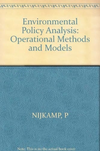 Environmental policy analysis