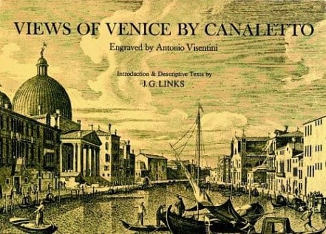 Views of Venice by Canaletto engraved by Antonio Visentini