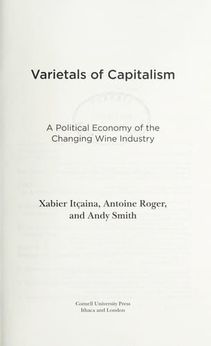 Varietals of capitalism
