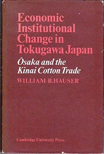 Economic institutional change in Tokugawa Japan