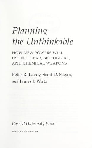 Planning the unthinkable