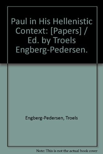 Paul in his Hellenistic context