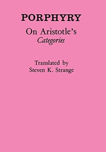 On Aristotle's categories