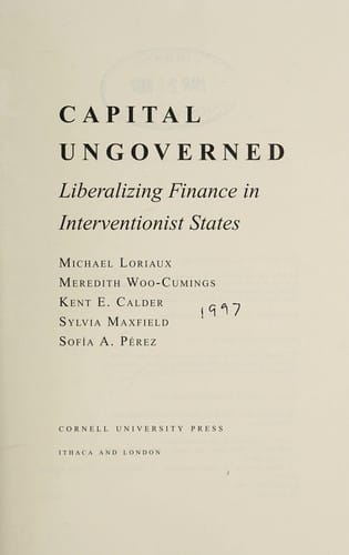 Capital ungoverned