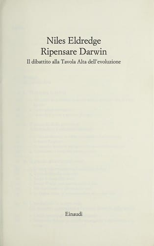 Ripensare Darwin