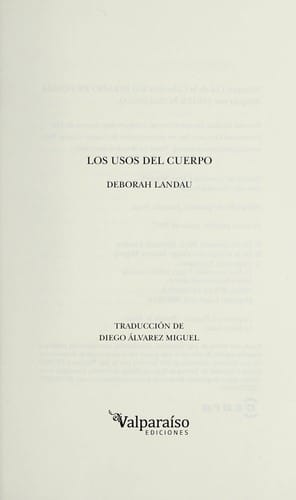 Los usos del cuerpo