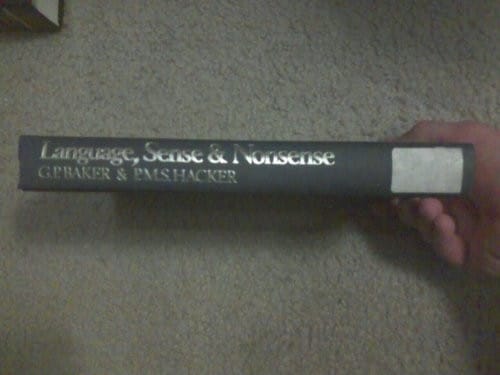 Language, sense and nonsense