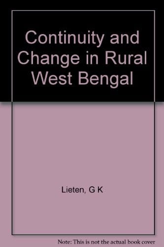 Continuity and change in rural West Bengal
