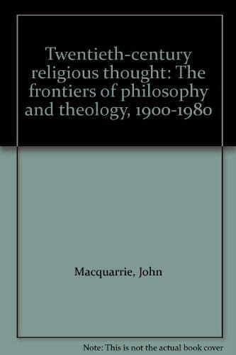 Twentieth-century religious thought
