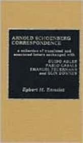 Arnold Schoenberg correspondence