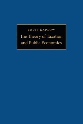 The Theory of Taxation and Public Economics