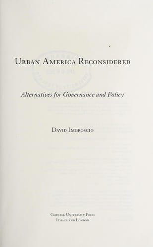 Urban America reconsidered