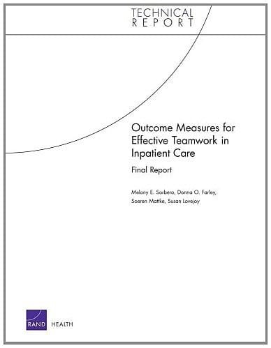 Outcome Measures for Effective Teamwork in Inpatient Care
