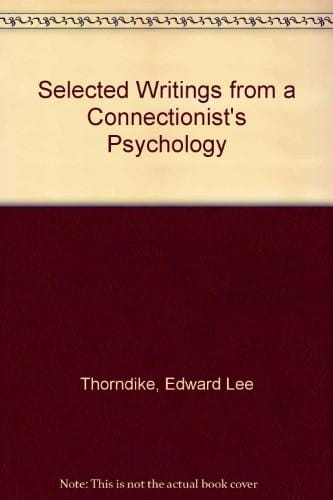 Selected writings from a connectionist's psychology
