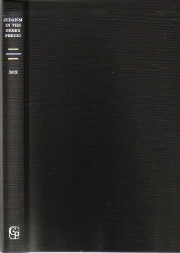 Judaism in the Greek period