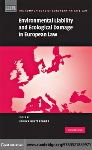 Environmental liability and ecological damage in European law