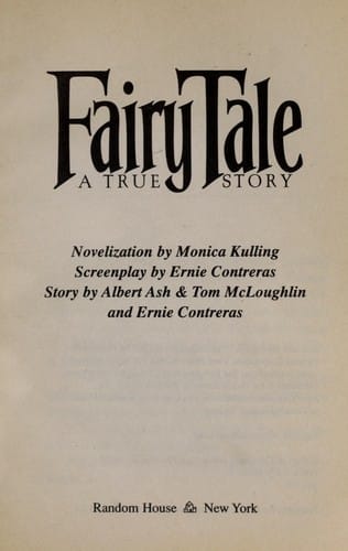 Fairy Tale: A True Story Movie Novelization