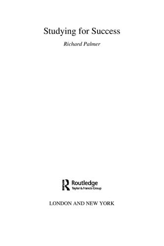 Studying for success