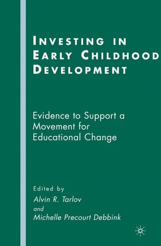Investing in early childhood development