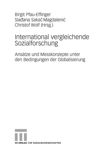 International vergleichende Sozialforschung