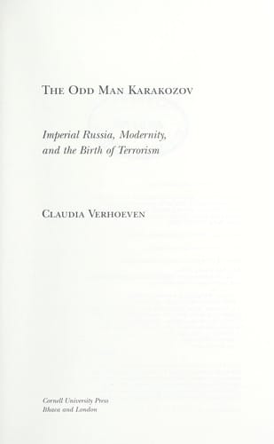 The odd man Karakozov