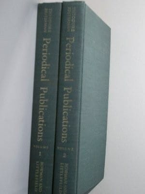 Periodical publications; a bibliography of bibliographies