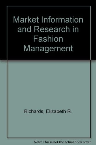 Market Information and Research in Fashion Management (Proceedings series)
